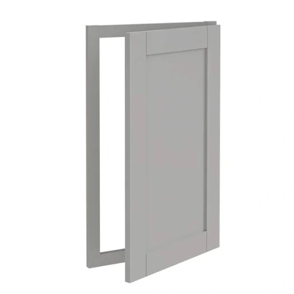 Home Decorators Collection Washington Veiled Gray Plywood Shaker Assembled Sink Base Kitchen Cabinet Soft Close 16 in W x 1 in D x 30 in H