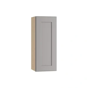 Home Decorators Collection Washington Veiled Gray Plywood Shaker Assembled Wall Kitchen Cabinet Soft Close 15 in W x 12 in D x 30 in H