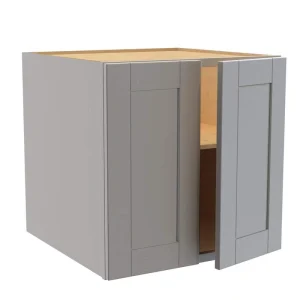 Home Decorators Collection Washington Veiled Gray Plywood Shaker Assembled Wall Kitchen Cabinet Soft Close 24 W in. 24 D in. 24 in. H