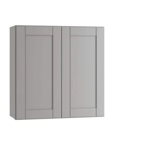 Home Decorators Collection Washington Veiled Gray Plywood Shaker Assembled Wall Kitchen Cabinet Soft Close 36 in W x 12 in D x 30 in H