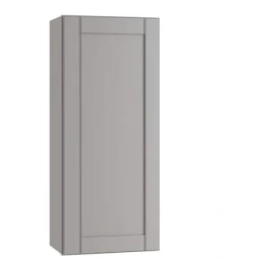 Home Decorators Collection Washington Veiled Gray Plywood Shaker Assembled Wall Kitchen Cabinet Soft Close Left 18 in W x 12 in D x 42 in H