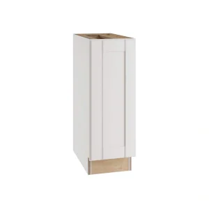 Home Decorators Collection Washington Vesper White Plywood Shaker Assembled Base Kitchen Cabinet Soft Close Left 18 in W x 24 in D x 34.5 in H T726932235