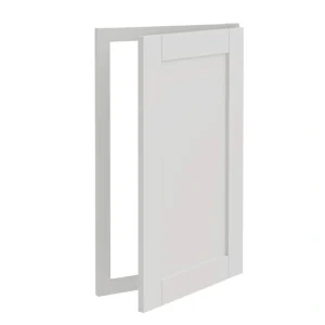 Home Decorators Collection Washington Vesper White Plywood Shaker Assembled Sink Base Kitchen Cabinet Soft Close 16 in W x 1 in D x 30 in H