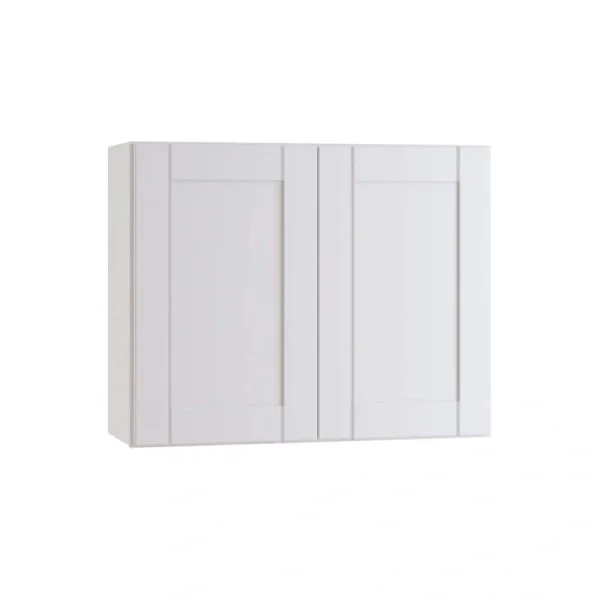 Home Decorators Collection Washington Vesper White Plywood Shaker Assembled Wall Kitchen Cabinet Soft Close 30 in W x 12 in D x 24 in H
