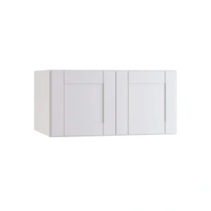 Home Decorators Collection Washington Vesper White Plywood Shaker Assembled Wall Kitchen Cabinet Soft Close 36 in W x 12 in D x 24 in H