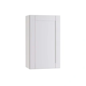 Home Decorators Collection Washington Vesper White Plywood Shaker Assembled Wall Kitchen Cabinet Soft Close Left 15 in W x 12 in D x 30 in H