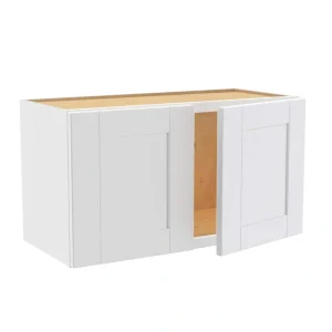 Home Decorators Collection Washington Vesper White Plywood Shaker Stock Assembled Wall Kitchen Cabinet 12 in. x 15 in. x 24 in. Soft Close