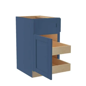 Home Decorators Collection Washington Vessel Blue Plywood Shaker Assembled Base Kitchen Cabinet Soft Close 18 in W x 24 in D x 34.5 in H T726932356