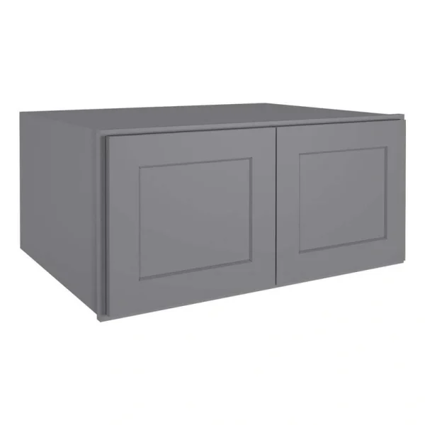 HOMEIBRO Newport Unfinished Plywood Shaker Style Ready to Assemble Stock Wall Kitchen Cabinet (33 in. x 24 in. x 15 in.)