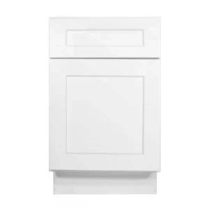HOMEIBRO Painted Shaker Style Ready to Assemble 2-Drawer File Base Cabinet (18 in. W x 29-1/2 in. H x 21 in. D)