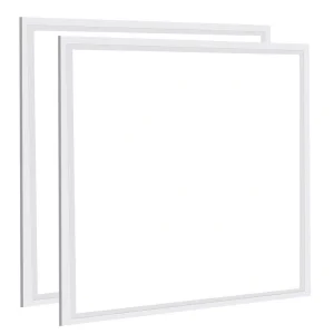 Honbei 2 ft. x 2 ft. 5800 Lumens Integrated LED Panel Light 5000K Recesed Edge-Lit 2X2 ft LED Troffer Flat Panel Light (2-Pack)