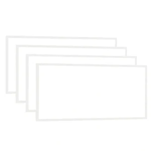 Honbei 4-Pack 2 ft. x 4ft. 7800 LM Integrated LED Panel Light, 5000K Lay in Fixture for Office, 110-Volt to 277-Volt ETL Listed