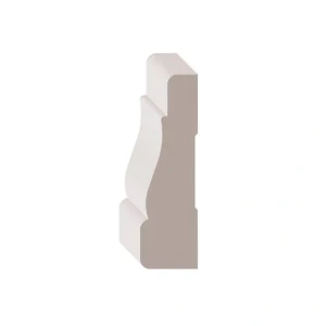 HOUSE OF FARA 11/16 in. D x 2-1/4 in. W x 84 in. L Primed Radiata Pine Wood PFJ Casing Moulding Casing Moulding