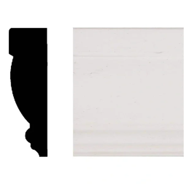 HOUSE OF FARA 3/4 in. x 2-1/2 in. x 8 ft. MDF Casing Molding
