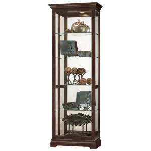 Howard Miller Curio cabinet Traditional Espresso Wood Curio Cabinet