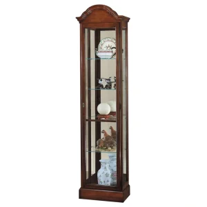 Howard Miller Traditional Windsor Cherry Wood Cherry Curio Cabinet T726922689