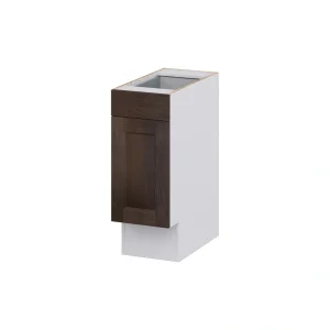 Hugo&Borg 12-in W x 34.5-in H x 24-in D Wood 1-Drawer Base Fully Assembled Cabinet (Recessed Panel Shaker Style)