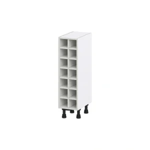 Hugo&Borg 14-Bottle Light Gray Mdf Wall-mounted Wine Cabinet
