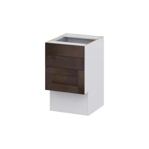 Hugo&Borg 18-in W x 30-in H x 21-in D Wood 3-Drawer Base Fully Assembled Cabinet (Recessed Panel Style)