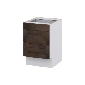 Hugo&Borg 21-in W x 32.5-in H x 24-in D Wood 3-Drawer Base Fully Assembled Cabinet (Recessed Panel Style)
