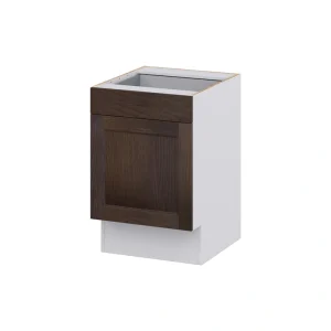 Hugo&Borg 21-in W x 34.5-in H x 24-in D Wood 1-Drawer Base Fully Assembled Cabinet (Recessed Panel Shaker Style)