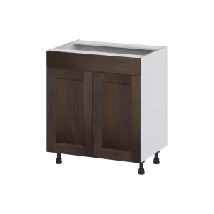 Hugo&Borg 30-in W x 34.5-in H x 21-in D Wood Base Fully Assembled Cabinet (Recessed Panel Shaker Door Style)