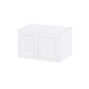 Hugo&Borg 33-in W x 20-in H x 24-in D Warm White Wall Fully Assembled Cabinet (Recessed Panel Shaker Door Style)
