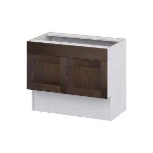 Hugo&Borg 36-in W x 30-in H x 21-in D Wood Base Fully Assembled Cabinet (Recessed Panel Shaker Door Style)