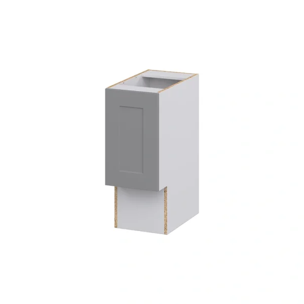 Hugo&Borg Beaumont 12-in W x 34.5-in H x 21-in D Slate Gray Base Fully Assembled Cabinet (Recessed Panel Shaker Door Style)