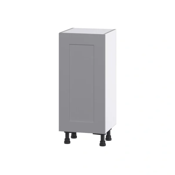 Hugo&Borg Beaumont 15-in W x 34.5-in H x 14-in D Slate Gray 3-Drawers Base Fully Assembled Cabinet (Flat Panel Shaker Style) T726920015
