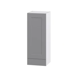Hugo&Borg Beaumont 15-in W x 40-in H x 14-in D Slate Gray 1-Drawer Wall Fully Assembled Cabinet (Recessed Panel Shaker Style)