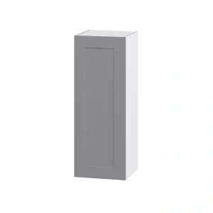 Hugo&Borg Beaumont 15-in W x 40-in H x 14-in D Slate Gray Wall Fully Assembled Cabinet (Recessed Panel Shaker Door Style)