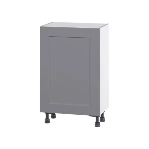 Hugo&Borg Beaumont 18-in W x 34.5-in H x 14-in D Slate Gray 3-Drawers Base Fully Assembled Cabinet (Flat Panel Shaker Style) T726920014