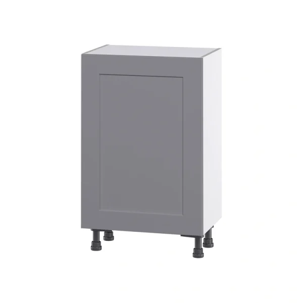 Hugo&Borg Beaumont 18-in W x 34.5-in H x 14-in D Slate Gray 3-Drawers Base Fully Assembled Cabinet (Flat Panel Shaker Style) T726920014