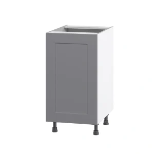 Hugo&Borg Beaumont 18-in W x 34.5-in H x 24-in D Slate Gray Base Fully Assembled Cabinet (Flat Panel Shaker Door Style)