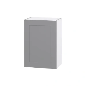 Hugo&Borg Beaumont 21-in W x 30-in H x 14-in D Slate Gray Wall Fully Assembled Cabinet (Flat Panel Shaker Door Style)