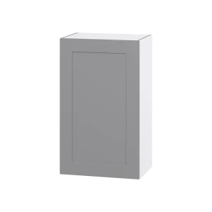 Hugo&Borg Beaumont 21-in W x 35-in H x 14-in D Slate Gray Wall Fully Assembled Cabinet (Flat Panel Shaker Door Style)