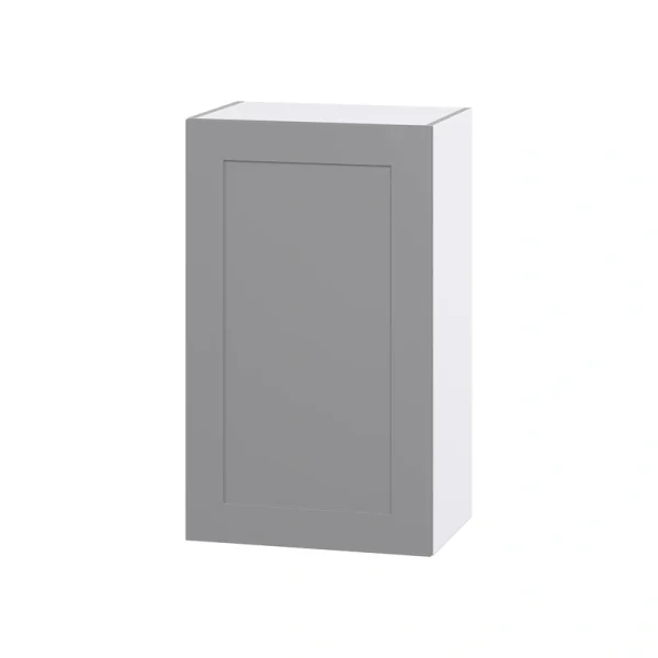 Hugo&Borg Beaumont 21-in W x 35-in H x 14-in D Slate Gray Wall Fully Assembled Cabinet (Flat Panel Shaker Door Style)