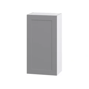 Hugo&Borg Beaumont 21-in W x 40-in H x 14-in D Slate Gray Wall Fully Assembled Cabinet (Recessed Panel Shaker Door Style)