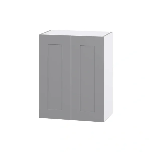 Hugo&Borg Beaumont 24-in W x 30-in H x 14-in D Slate Gray Wall Fully Assembled Cabinet (Flat Panel Shaker Door Style) T726921872