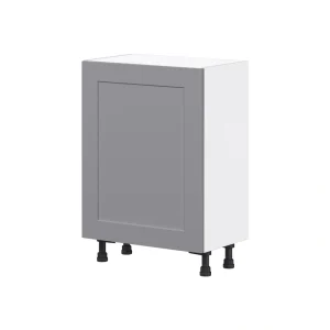 Hugo&Borg Beaumont 24-in W x 34.5-in H x 14-in D Slate Gray Base Fully Assembled Cabinet (Flat Panel Shaker Door Style) T726920010