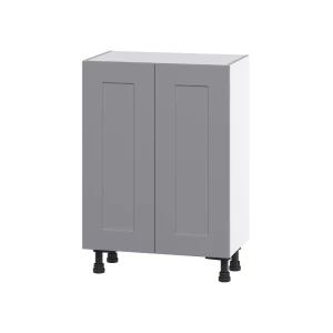 Hugo&Borg Beaumont 24-in W x 34.5-in H x 14-in D Slate Gray Base Fully Assembled Cabinet (Flat Panel Shaker Door Style) T726920019