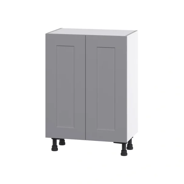Hugo&Borg Beaumont 24-in W x 34.5-in H x 14-in D Slate Gray Base Fully Assembled Cabinet (Flat Panel Shaker Door Style) T726920019