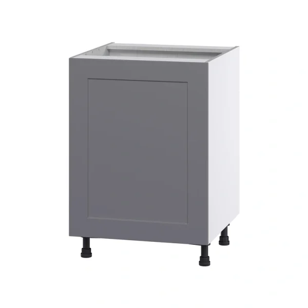 Hugo&Borg Beaumont 24-in W x 34.5-in H x 24-in D Slate Gray 3-Drawers Base Fully Assembled Cabinet (Flat Panel Shaker Style) T726920074