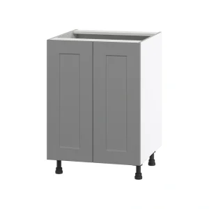 Hugo&Borg Beaumont 24-in W x 34.5-in H x 24-in D Slate Gray Base Fully Assembled Cabinet (Flat Panel Shaker Door Style) T726920086