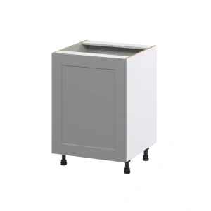 Hugo&Borg Beaumont 24-in W x 34.5-in H x 24-in D Slate Gray Pull-out Cabinet Base Fully Assembled Cabinet (Recessed Panel Shaker Style)