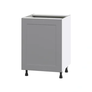 Hugo&Borg Beaumont 24-in W x 34.5-in H x 24-in D Slate Gray Sink Base Fully Assembled Cabinet (Flat Panel Shaker Style)
