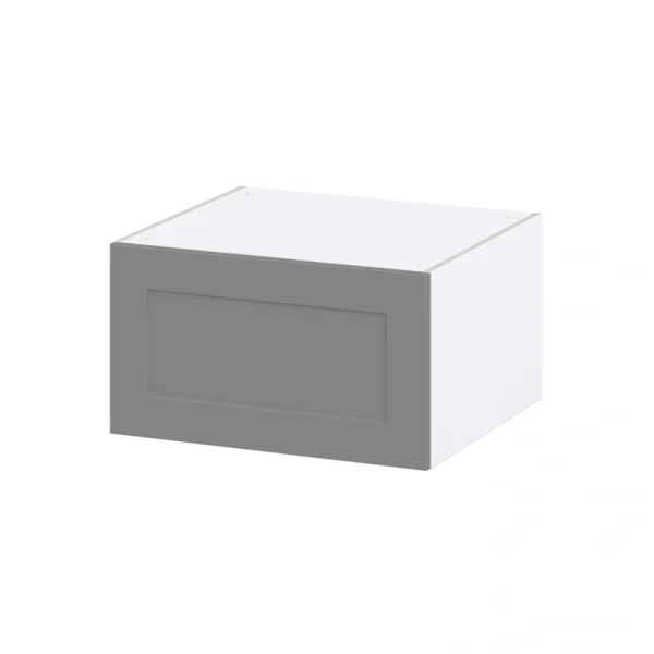 Hugo&Borg Beaumont 27-in W x 15-in H x 24-in D Slate Gray Wall Fully Assembled Cabinet (Recessed Panel Shaker Door Style) T726921511
