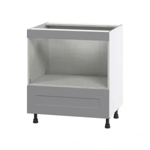 Hugo&Borg Beaumont 30-in W x 34.5-in H x 24-in D Slate Gray 1-Drawer Base Fully Assembled Cabinet