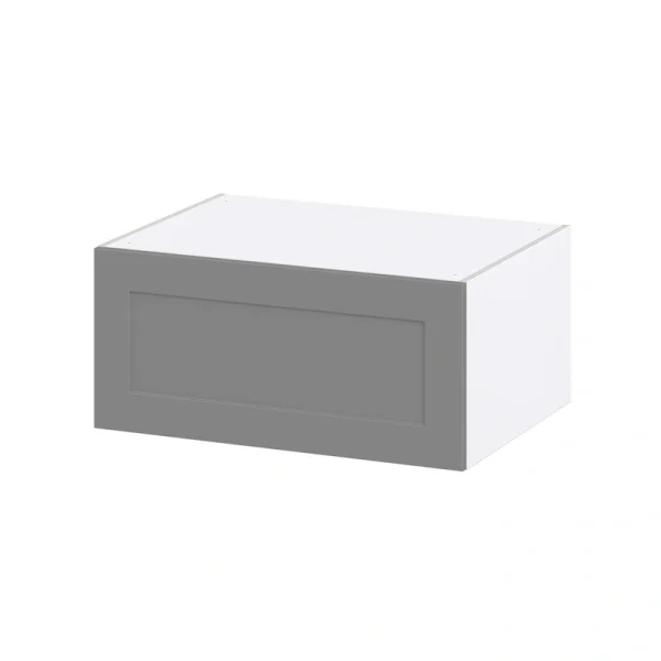 Hugo&Borg Beaumont 33-in W x 15-in H x 24-in D Slate Gray Wall Fully Assembled Cabinet (Recessed Panel Shaker Door Style)